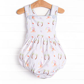 Corgi on the Coast Sunsuit, Blue