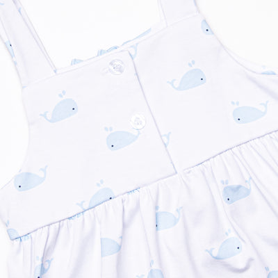 Whale Watch Dress, Blue