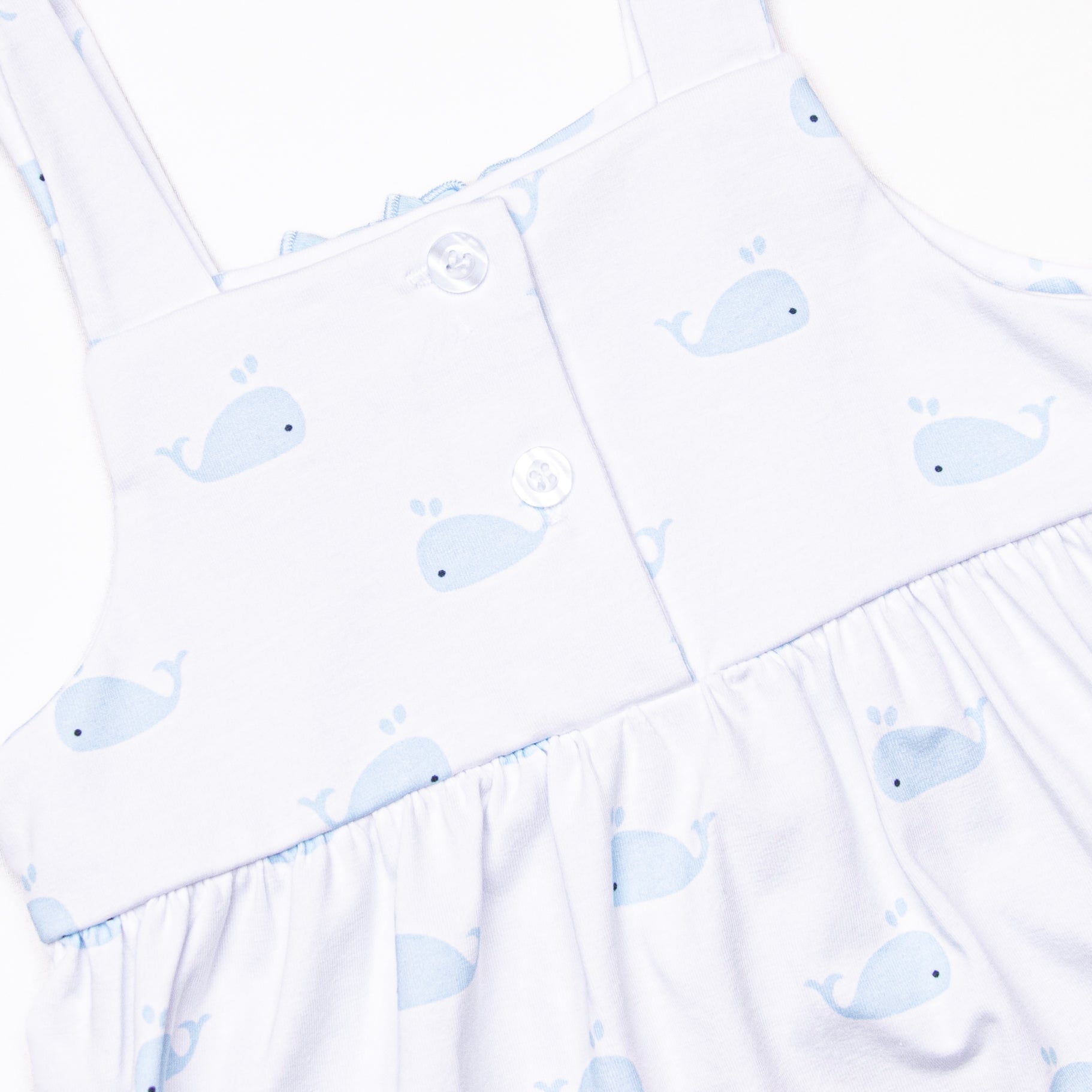 Girl's Whale Watch Dress in Blue size 12M | Stitchy Fish Girl's Whale Watch Dress in Blue size 12M | Stitchy Fish