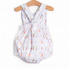 Corgi on the Coast Sunsuit, Blue