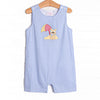 Corgi on the Coast Applique Jon Jon, Blue