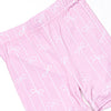 Ribbon Rows Bamboo Pajama Short Set, Pink