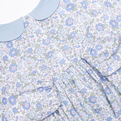 Bellflower Beauty Collared Dress, Blue