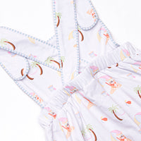 Corgi on the Coast Sunsuit, Blue