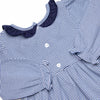 Berkley Long Sleeve Dress, Navy Stripe