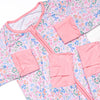 Sleepy Sapphire Bamboo Zippy Pajama, Pink
