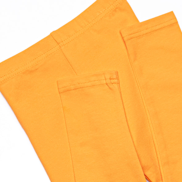 Go, Fight, Win Applique Legging Set, Orange