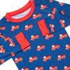 Sound the Alarm Bamboo Pajama Set, Blue