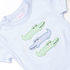 Dundee Dude Applique Short Set, Blue