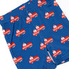 Sound the Alarm Bamboo Pajama Short Set, Blue