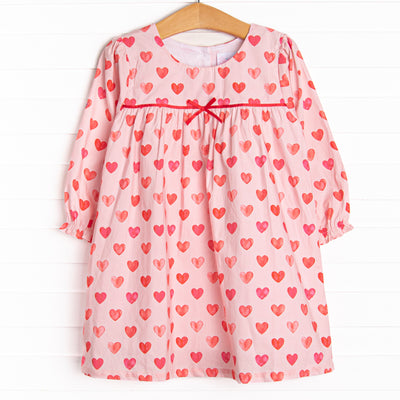 Cross My Heart Cutie Dress, Pink