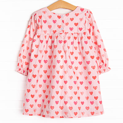Cross My Heart Cutie Dress, Pink