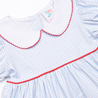Pick of the Picnic Pocket Dress, Blue