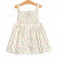 First Sprout of Spring Dress, Green