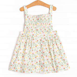 First Sprout of Spring Dress, Green