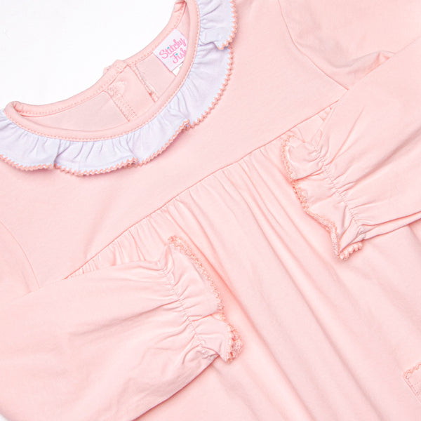 Lovely Lady Long Romper, Pink
