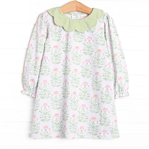 Petals in the Pond Dress, Green