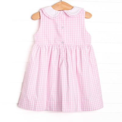 Beautiful Bows Smocked Dress, Pink