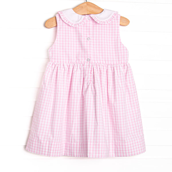 Beautiful Bows Smocked Dress, Pink