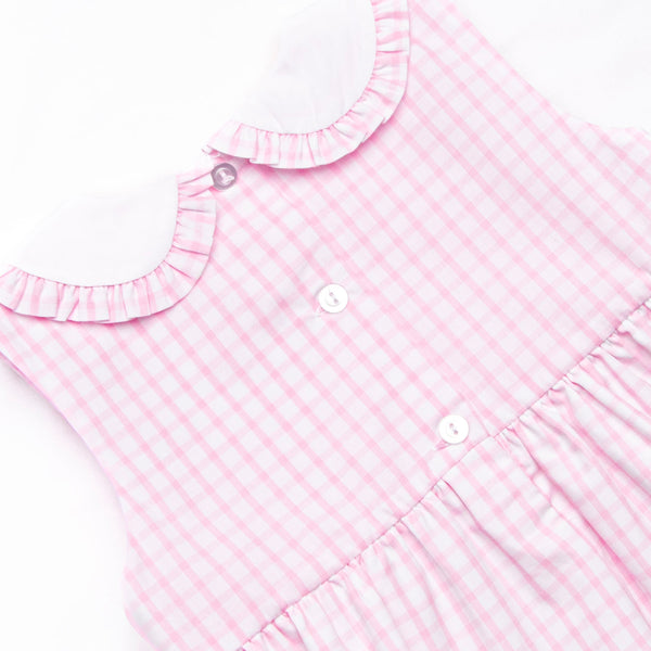 Beautiful Bows Smocked Dress, Pink