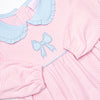 Finishing Touch Applique Romper, Pink