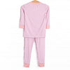 Pink Gingham Bamboo Pajama Set, Pink