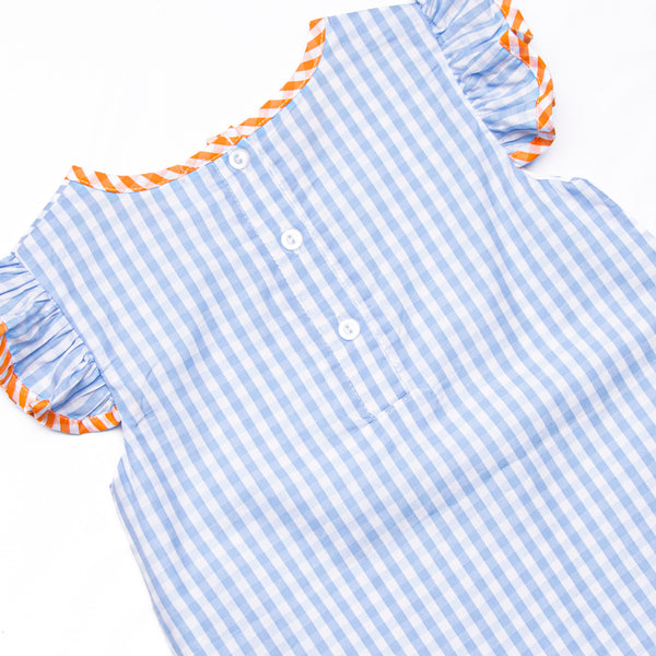 Wildlife Watch Applique Dress, Blue