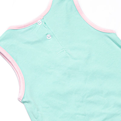 Beautiful Bows Embroidered Ruffle Short Set, Mint