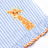 Wildlife Watch Applique Dress, Blue