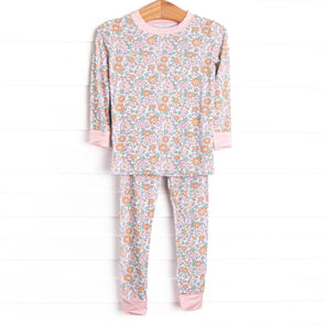 Bellflower Beauty Bamboo Pajama Set, Pink
