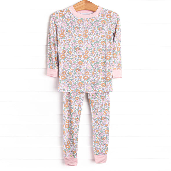 Bellflower Beauty Bamboo Pajama Set, Pink