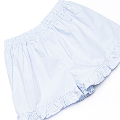 Born to Bloom Smocked Ruffle Short Set, Green