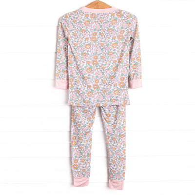 Bellflower Beauty Bamboo Pajama Set, Pink