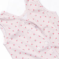 Bitty Bow Blooms Applique Skirt Set, Pink