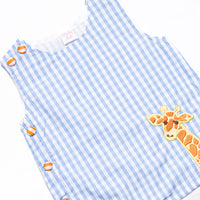 Wildlife Watch Applique Boy Diaper Set, Blue