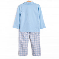 Bleu: Frederick Pant Set, Blue