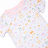 Pinwheel Pumpkin Patch Bamboo Pajama Short Sleeve Set, Pink