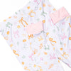 Pinwheel Pumpkin Patch Bamboo Pajama Short Sleeve Set, Pink