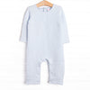 Caden Quilted Romper, Blue