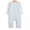 Caden Quilted Romper, Blue