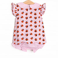 Ladybug Line Diaper Set, Pink