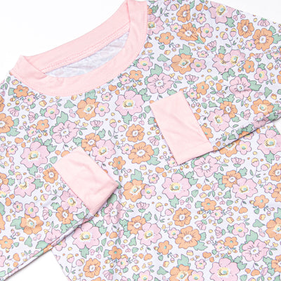 Bellflower Beauty Bamboo Pajama Set, Pink