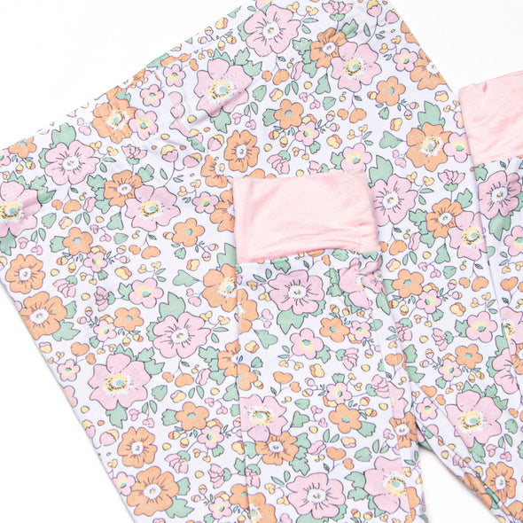 Bellflower Beauty Bamboo Pajama Set, Pink