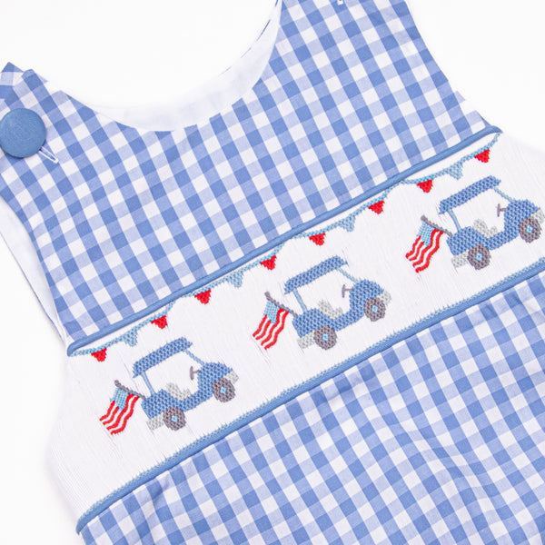 Fore Freedom Smocked Bubble, Blue