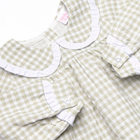 Reed Diaper Set, Green Gingham