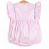 The More You Grow Smocked Bubble, Pink
