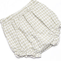 Reed Diaper Set, Green Gingham