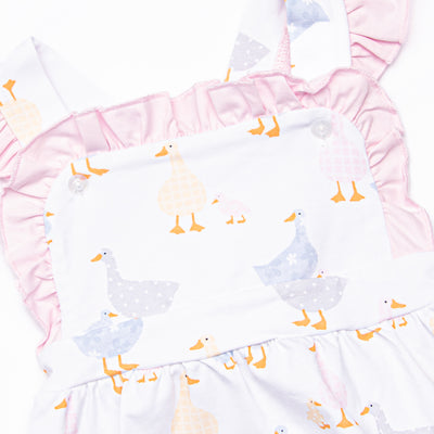 Duckling Dash Ruffle Bubble, Pink