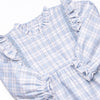 Bleu: Francine Smocked Bubble, Blue