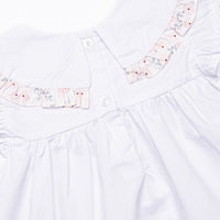 Countryside Carnations Ruffle Short Set, Pink